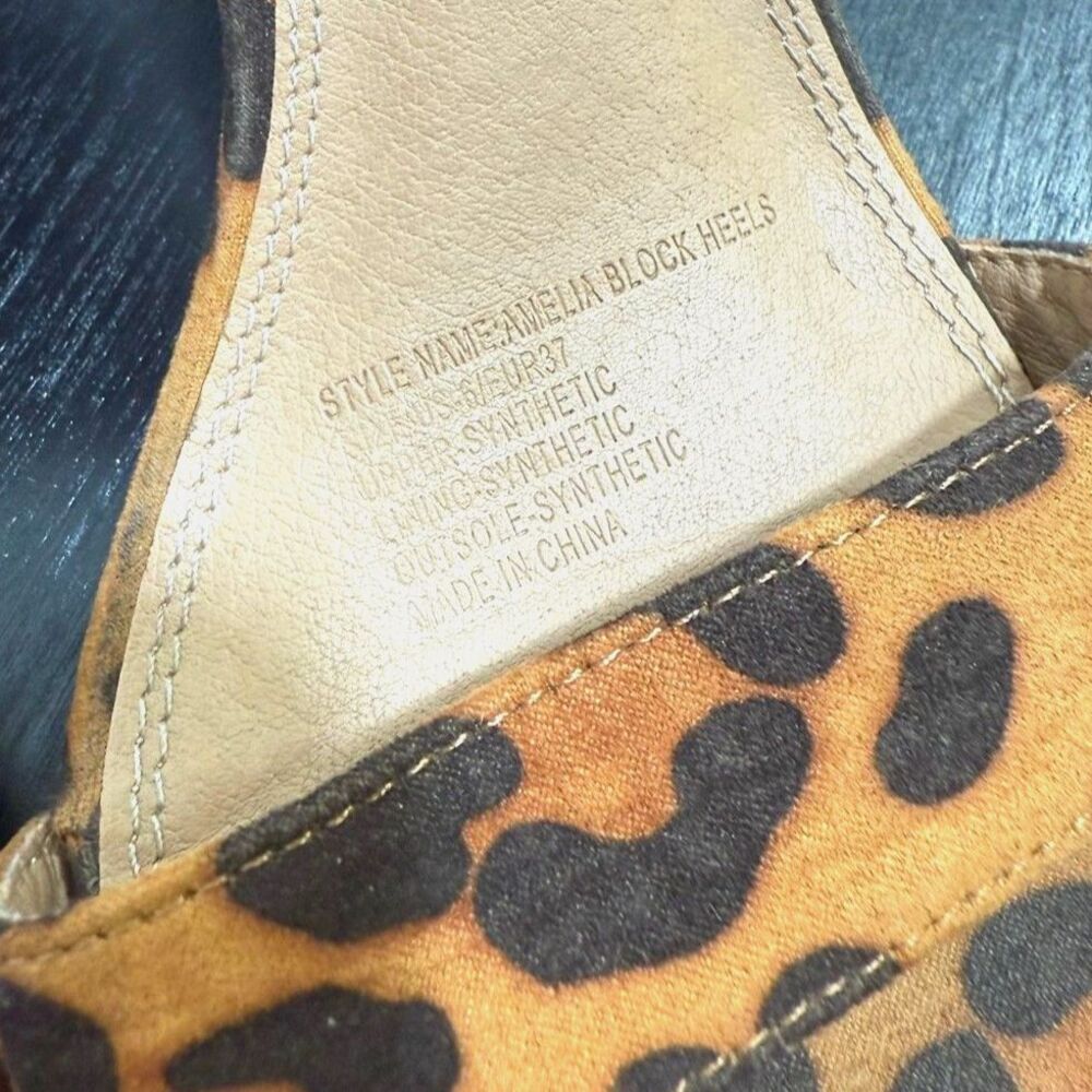 Spurr Amelia Block Heel Leopard print, size US 6 - Picture 5 of 6